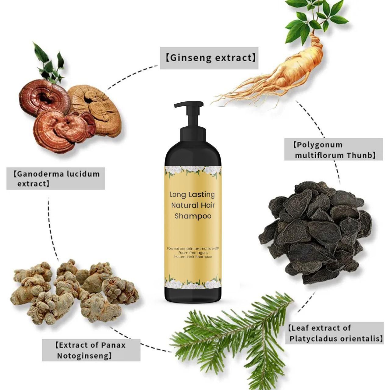 Long Lasting Natural Hair Dye Shampoo - 2 kuykr9-ii